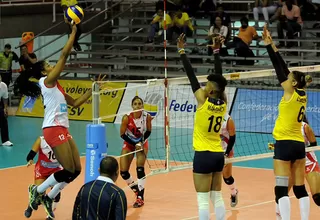 Perú cayó 3-0 ante Colombia en su debut en el Sudamericano de Vóley