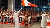 Perú vs. Australia: Espectacular banderazo en Doha en la previa del repechaje - Noticias de wuhan