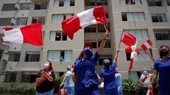 Pacientes COVID en Villa Panamericana realizaron banderazo en apoyo a la selección - Noticias de Jes��s Mar��a