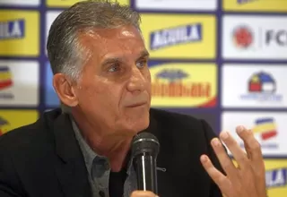 Carlos Queiroz entregó convocatoria de Colombia para amistoso con Perú