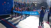 La peruana Inés Melchor batió récord en la Maratón de Santiago  - Noticias de ines-choy
