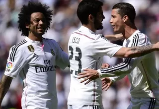 Real Madrid goleó al Eibar y no le pierde pisada al Barcelona