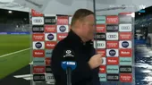 Ronald Koeman abandonó entrevista tras el Real Madrid vs. Barcelona - Noticias de entrevista