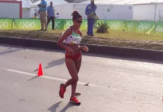 Río 2016: peruana Kimberly García hace historia en marcha de 20 kilómetros