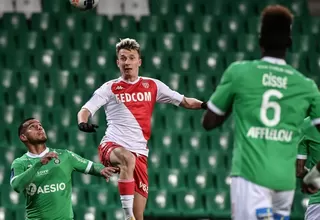 Miguel Trauco sufrió goleada en Francia: Saint-Étienne cayó 4-0 ante Mónaco