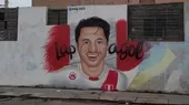 Gianluca Lapadula: Pintan mural en honor al delantero de la selección peruana en Huacho - Noticias de huacho