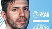 Sergio Agüero fue incluido en el salón de la fama de la Premier League - Noticias de Champions League