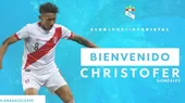Sporting Cristal anunció el fichaje de Christofer Gonzales por 4 años - Noticias de colo-colo