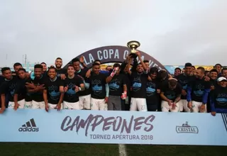 Sporting Cristal celebró el título del Apertura con un triunfo 2-1 sobre Sport Rosario