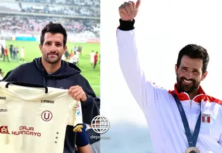 Universitario felicitó a Stefano Peschiera y le prepara homenaje