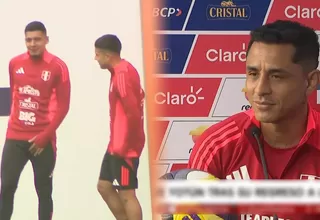 Tercer día de entrenamiento de la selección y palabras de Yotún