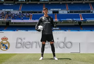 Thibaut Courtois fue presentado oficialmente en el Real Madrid