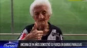 Anciana de 94 años alienta a su equipo más que toda la barra - Noticias de atletico-mineiro
