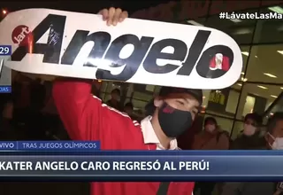 Tokio 2020: Angelo Caro regresó al Perú tras brillar en los Juegos Olímpicos