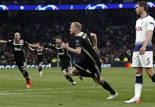 Ajax venció 1-0 al Tottenham y buscará cerrar su pase a la final en Ámsterdam