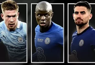 UEFA: De Bruyne, Kanté y Jorginho son nominados a mejor jugador de la temporada 2020/21