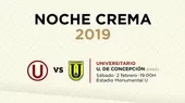 Universitario de Deportes: estos son los precios para la 'Noche Crema 2019' - Noticias de noche-crema