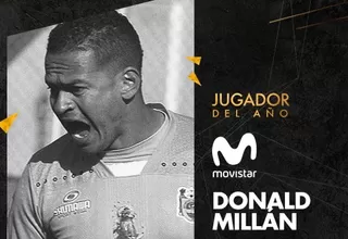 Universitario: Donald Millán se llevó el premio al mejor jugador del 2019