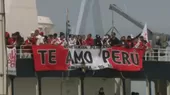 Hinchas peruanos llegan a Uruguay en ferry para alentar a la Blanquirroja - Noticias de Polic��a