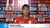 Edison Flores sobre polémica en el Uruguay vs. Perú: "Para mí, sí entró la pelota" - Noticias de lourdes-flores