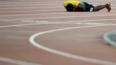Usain Bolt se lesionó en final de 4x100 y no terminó su última carrera - Noticias de atletismo