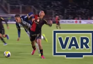 VAR dijo por qué no se cobró penal a Cabrera en Melgar vs Alianza