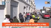 [VIDEO] Largas colas en Arequipa por una entrada para la final Melgar vs. Alianza Lima - Noticias de alianza-atletico