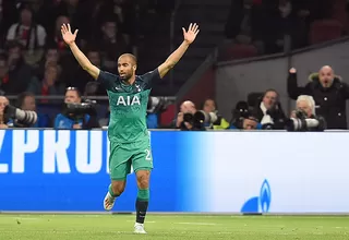 Con triplete de Lucas Moura, Tottenham va a la final de Champions al vencer 3-2 al Ajax