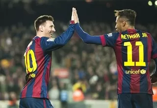 Barcelona goleó 6-0 a Elche y sigue a un punto del Madrid
