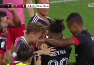 Yordy Reyna marcó un soberbio golazo de tiro libre con el DC United