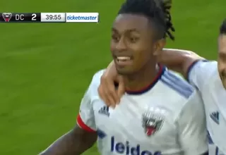 Yordy Reyna marcó un doblete en el 4-2 del DC United sobre Columbus Crew