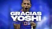 Cruz Azul oficializó la salida de Yoshimar Yotún: "Gracias por dar todo en la cancha" - Noticias de cruz-azul
