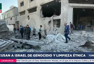 Acusan a Israel de genocidio y limpieza étnica en Gaza