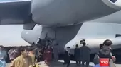 Hallan "restos humanos" en tren de aterrizaje de avión de EE. UU. que partió de Kabul - Noticias de tren