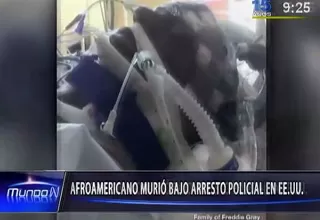 Afroamericano murió bajo arresto policial en Estados Unidos 