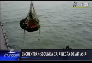 AirAsia: encuentran segunda caja negra de avión accidentado