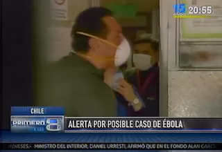 Aíslaron a persona sospechosa de ébola en Chile