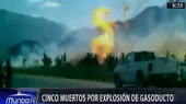 Al menos 5 muertos por incendio en gasoducto de Pemex en el norte de México - Noticias de pemex