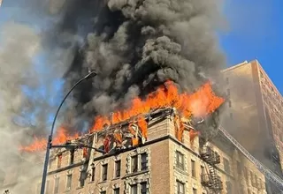 Al menos tres heridos tras incendio en edificio de Nueva York