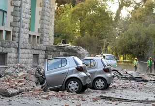 Albania: sismo de magnitud 5,8 dejó al menos 26 heridos