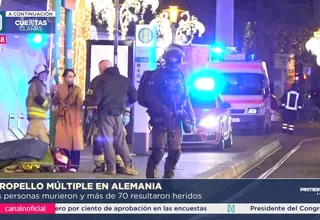 Alemania: Dos muertos y decenas de heridos por atropello múltiple