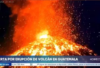 Alerta por erupción de volcán en Guatemala y evacúan dos comunidades