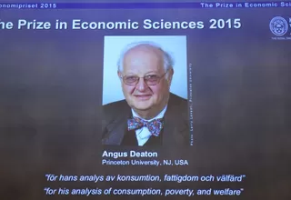 Nobel de Economía para Angus Deaton por sus estudios sobre pobreza