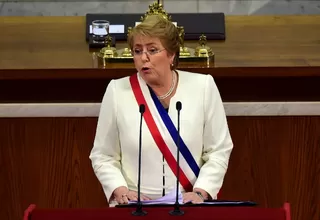 Aprobación de presidenta Bachelet cayó al 26%