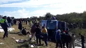 Argentina: al menos 15 muertos y 40 heridos tras volcadura de bus turístico - Noticias de volcadura