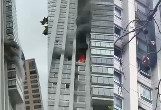 Argentina: evacúan a más de 100 personas por incendio en edificio