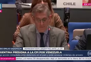 Argentina exige acción inmediata de la Corte Penal Internacional por Venezuela