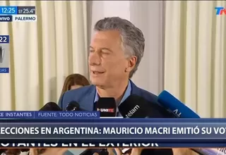 Mauricio Macri insta a argentinos alcanzar “la mayor votación de la historia”