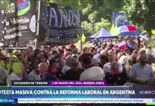 Argentina: protesta masiva de sindicatos contra la reforma laboral