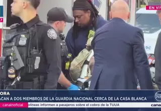 Ataque en Washington deja dos guardias nacionales fallecidos